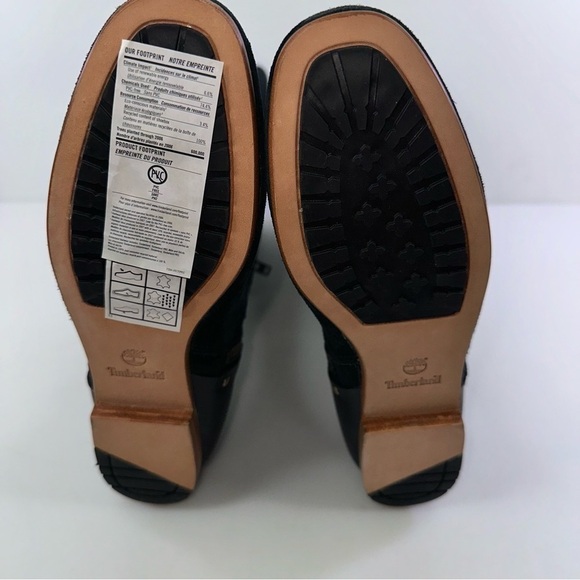 Timberland Boots Suede Size 6.5 Tall Knee Black 63636 - Picture 7 of 8